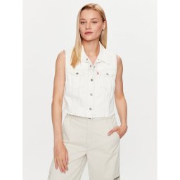Levi's® Mellény Xs A4855-0001 Fehér Slim Fit