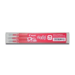 Rollertoll betét golyóméret 0,5mm, 3 db/csom Pilot Frixion Ball, írásszín piros