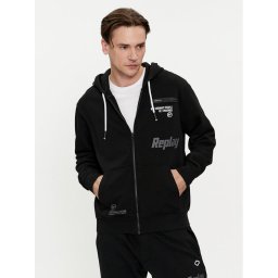 Replay Pulóver M6706.000.21842 Fekete Regular Fit