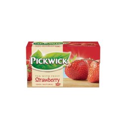 PICKWICK Fekete tea, 20x1,5 g, PICKWICK, eper