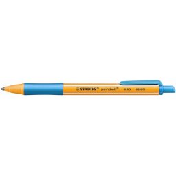 STABILO Golyóstoll, 0,5 mm, nyomógombos, STABILO "Pointball", türkiz