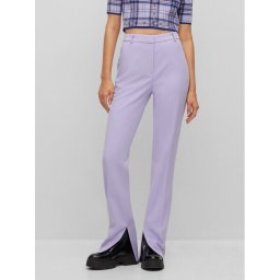 Hugo Szövet nadrág 50476653 Lila Regular Fit