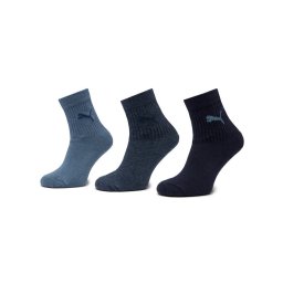 Puma 3 pár hosszú szárú gyerek zokni Junior Crew Sock 3P 907958 Sötétkék