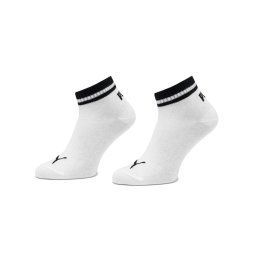 Puma 2 pár hosszú szárú unisex zokni Heritage Quarter 2P Unisex 907946 Fehér