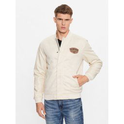 Guess Bomber dzseki M3YL12 WFHO0 Bézs Regular Fit