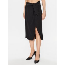 DKNY Midi szoknya P3EN8R02 Fekete Regular Fit