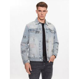 Guess Farmer kabát M3YXN6 D4YO0 Kék Regular Fit