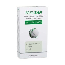 Parusan étrend-kiegészítő filmtabletta vitaminokkal és cinkkel 42x