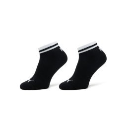 Puma 2 pár hosszú szárú unisex zokni Heritage Quarter 2P Unisex 907946 Fekete