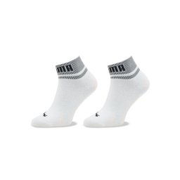 Puma 2 pár hosszú szárú unisex zokni Unisex New Heritage Quarter 2P 938021 Fehér
