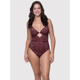 Dorina Body Daphne D001578LA078 Bordó Slim Fit
