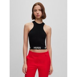 Hugo Felső 50493746 Fekete Slim Fit