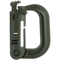ZÖLD GRIMLOC MŰANYAG MOLLE KARABINER