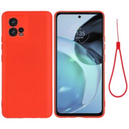 RUBBER Motorola Moto G72 piros védőburkolat