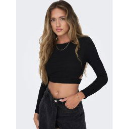 ONLY Blúz 15293922 Fekete Slim Fit