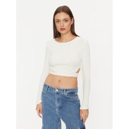 ONLY Blúz 15293922 Fehér Slim Fit