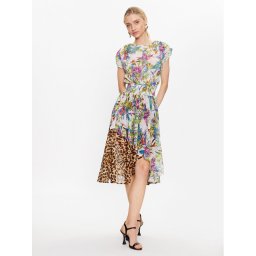 Just Cavalli Hétköznapi ruha 74PBO913 Fehér Regular Fit