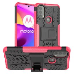 STAND Extra strapabíró burkolat Motorola Moto E20 / E30 / E40 rózsaszín
