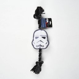 Star Wars Stormtrooper sípoló plüss és kötél kutyajáték