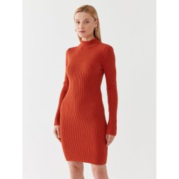 MICHAEL Michael Kors Kötött ruha MF381U46V1 Narancssárga Slim Fit