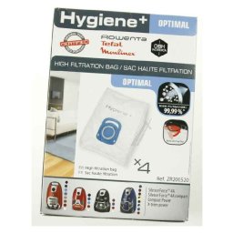 Porzsák mikroszálas 4 DB HYGI?NE + SILENCE FORCE 4A, Rowenta RO7487 Porzsákos porszívóhoz ew05080