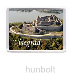 Visegrádi vár hűtőmágnes (műanyag keretes)