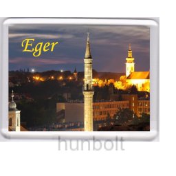 Eger minaret hűtőmágnes (műanyag keretes)