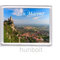 San Marino hűtőmágnes (műanyag keretes)