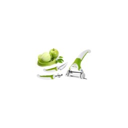 Triple szeletelő 3 az 1-ben konyhai eszköz - fehér/zöld