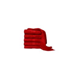 5 db 70x140 cm pamut törölköző - 400g/m² - Piros