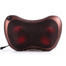 Relax elektromos masszírozó párna Shiatsu masszázsfejekkel melegítő funkcióval - barna