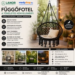 Függőfotel - Fekete