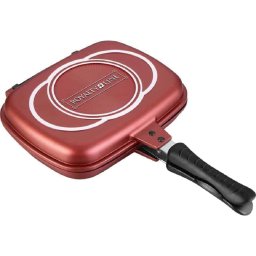 Royalty Line két oldalú grill serpenyő 32 cm - burgundi (RL-DF32M)