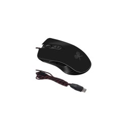 Izoxis MS-536 gamer egér 7 programozható gombbal 7200 DPI - fekete