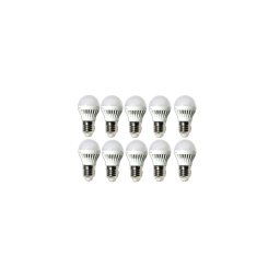 10 db 5W-os LED gömb izzó E27/E14 foglalattal