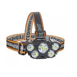 LT21 fejlámpa 5 LED-del - fekete (LT21)