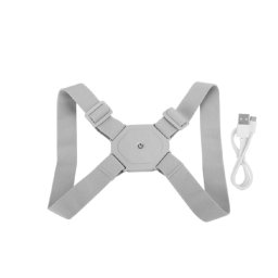 MS-933 intelligens tartásjavító hátpánt USB töltéssel - szürke