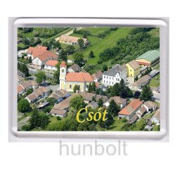 Csót hűtőmágnes (műanyag keretes)