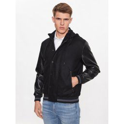 KARL LAGERFELD Átmeneti kabát 505083 533799 Fekete Regular Fit