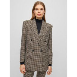 Boss Zakó 50495846 Bézs Relaxed Fit