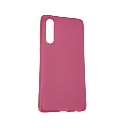 Huawei P30 Átlátszó szilikon tok pink