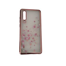 Huawei P30 Virágmintás tok rosegold