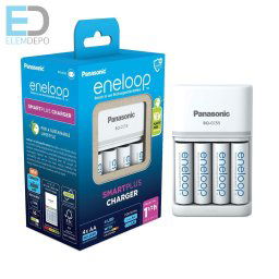 Panasonic Eneloop SmartPlus Charger K-KJ55MCD40E gyorstöltõ 4 db AA 2000mAh akkumulátorral