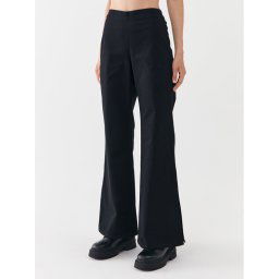 United Colors Of Benetton Szövet nadrág 46QRDF027 Fekete Wide Leg