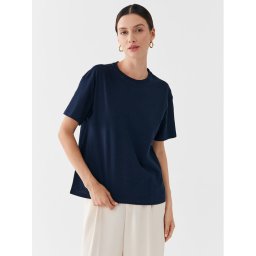 United Colors Of Benetton Póló 3096D102O Sötétkék Regular Fit