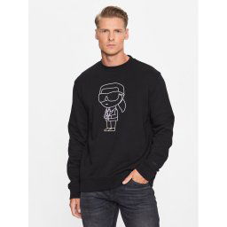 KARL LAGERFELD Pulóver 705400 533910 Fekete Regular Fit