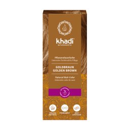 Khadi Aranybarna növényi hajfesték por 100 g - Golden Brown