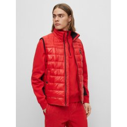 Boss Mellény 50496725 Piros Regular Fit