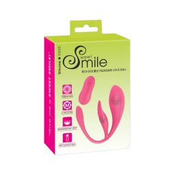 SMILE - hordható akkus, rádiós vibrotojás (pink)