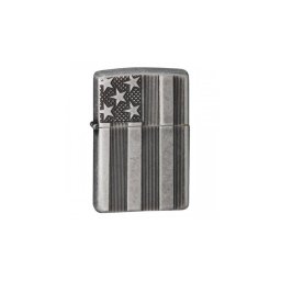 28974 Zippo öngyújtó, ezüst színű antikolt - Amerikai